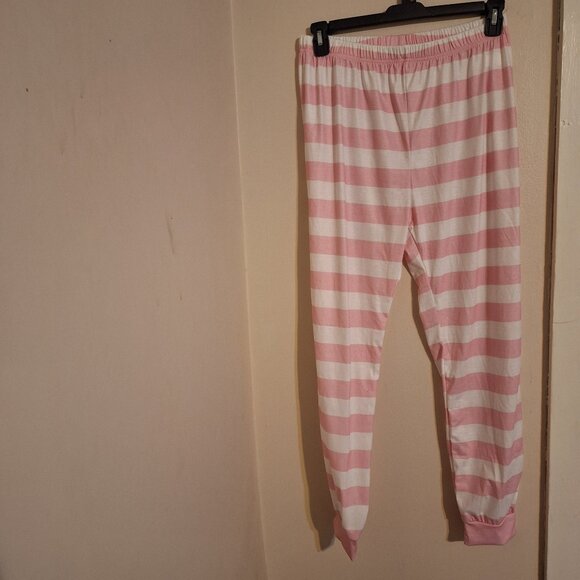 pink and white stripped pajama bottom - Picture 1 of 10